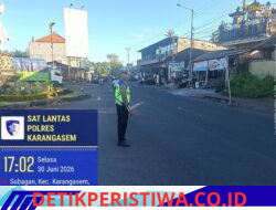 Pastikan Kelancaran Arus Lalulintas, Sat Lantas Lakukan Pos Sore dan Gatur Lalin di Pos 3 Patung Salak Jasri