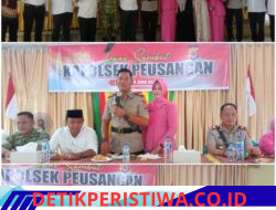 Lepas Sambut Kapolsek Peusangan, Camat Alfian: Pak Abdullah Tetap di Hati Kami