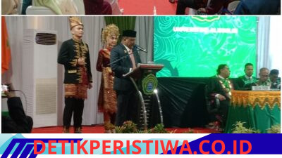666 Wisudawan Umuslim Angkatan XL Dikukuhkan, Bupati Mukhlis dan Rektor Marwan Tekankan Pentingnya Adaptasi