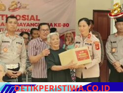 Bentuk Kepedulian di Hari Bhayangkara Ke-80, Kapolres Jembrana Serahkan Bingkisan dan Pemeriksaan Kesehatan Gratis di Rumah Lansia Bahagia Desa Baluk