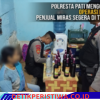 Polisi Intensifkan Operasi Pekat di Pati, Penjual Miras Tanpa Izin Ditindak*