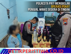 Polisi Intensifkan Operasi Pekat di Pati, Penjual Miras Tanpa Izin Ditindak*