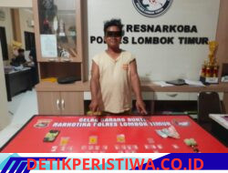 Diduga Edarkan Sabu di Dua Kecamatan, Buruh Asal Sikur Diciduk Satresnarkoba Polres Lotim