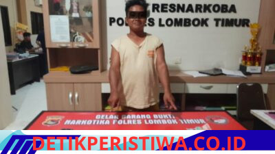 Diduga Edarkan Sabu di Dua Kecamatan, Buruh Asal Sikur Diciduk Satresnarkoba Polres Lotim