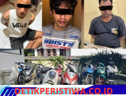 Polres Lombok Timur Dalami Dugaan Kasus Curanmor, Tiga Terduga Pelaku Ditangkap dan Sembilan Motor Disita