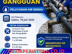 Perbaikan Jaringan Pipa di Orong Bukal, Pasokan Air Bersih Dua Wilayah Lombok Timur Terganggu Sementara