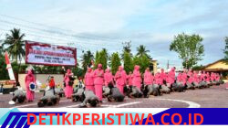 Hari Bhayangkara Ke-80, Kapolres Aceh Timur Pimpin Upacara Kenaikan Pangkat 62 Personel