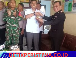 Syukuran Hari Bhayangkara ke-80 Polsek Rendang Bersama Unsur Forkompimcam Rendang Dirayakan Dengan Tiup Lilin dan Potong Tumpeng
