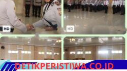 Kegiatan Upacara Pelantikan PS. Kabag Sdm Dan Kasihumas Polres Oku Timur