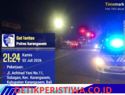 Pastikan Ketertiban dan Kelancaran Arus Lalulintas, Unit Patroli Sat Lantas Intensifkan Giat  Blue Light Poatrol pada Malam Hari