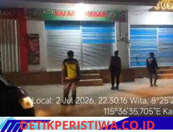 Berikankan Rasa Aman dan Nyaman kepada Masyarakat, Polsek Bebandem Gelar Blue Light Patrol di Sejumlah Titik Rawan