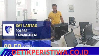 Pastikan Kemampuan Mengenal Rambu Rambu, Personil Lantas Laksanakan Berikan Teori Avis Komputerisasi Bagi Pemohon SIM Baru