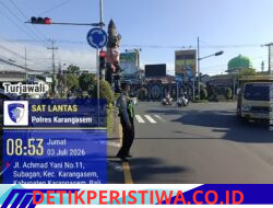Pastikan Ketertiban dan Kelancaran Arus Lalulintas, Personil Lantas Rutin Lakukan Gatur Pagi di Ktl 1 Subagan