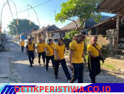 Tingkatkan Imun Stamina Tubuh,  Anggota Polsek Rendang Melaksanakan Olahraga Bersama 