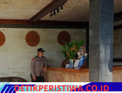 Pastikan Kawasan Wisata Kondusif, Personel Polsek Sidemen Intensifkan Patroli di Objek Wisata Tabola