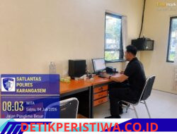 Melalui Inovasi Samsat Drive Thru,  Sat Lantas Polres Karangasem Percepat dan Permudah Masyarakat Bayar Pajak Kendaraan 