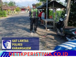 Tekan Angka Lakalantas, Satuan Lalulintas Polres Karangasem Laksanakan Patroli dialogis di Jalan Raya Ujung