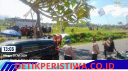 Dukung Kelestarian Tradisi dan Budaya, Personil Polsek Bebandem Amankan Jalannya Kayuputih Kite Festival