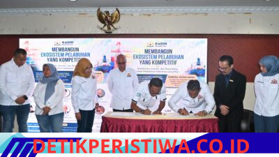 APKOMINDO dan APTIKNAS Banten Bersama Kadin Indonesia Institut dan Kadin Pelabuhan Perkuat Kolaborasi Pengembangan SDM Digital Sektor Kepelabuhanan dan Industri di Banten