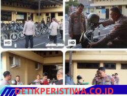Kapolres OKU Timur Cek Langsung Kondisi Ranmor Dinas R2 Sat Samapta