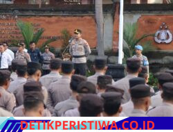 Pimpin Apel Jam Pimpinan, Kapolres Karangasem Tekankan Sosialisasi Aplikasi Cakrawasi hingga Kesiapan Pengamanan