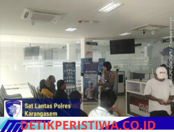 Berikan Pelayanan Prima kepada Masyarakat, Satpas Polres Karangasem Laksanakan Pelayanan dengan Santun, Senyum, Sapa dan Salam