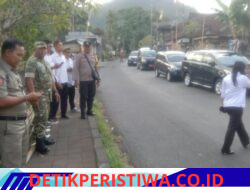 Sinergitas Bhabinkamtibmas dan Babinsa Desa Lokasari Amankan Kegiatan Aksi Sosial Tim Pembina Posyandu Provinsi Bali