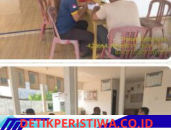 Anggota Polsek Belitang III Berikan Himbauan Jangan Buka Lahan Dengan Dibakar