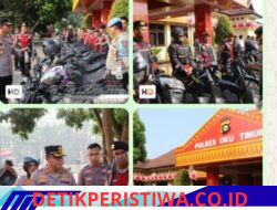 Kapolres OKU Timur Cek Ranmor R2 Dinas Pinjam Pakai Personel