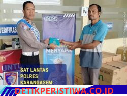 Berikan Pelayanan Prima kepada Masyarakat, Sat Lantas Polres Karangasem Percepat Prosedur Administrasi Kepengurusan BPKB