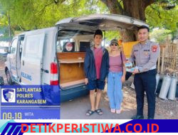 Melalui Layanan SAMSAT Keliling, Sat Lantas Karangasem Permudah Proses Samsat kepada Masyarakat  Desa Bunutan