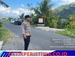 Cegah dan Antisipasi Gangguan Kamtibmas, Personel PolseknSidemen Gelar Patroli KRYD di Jalur Selatan