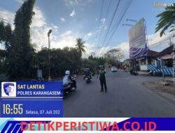 Berikan Rasa Aman dan Nyaman kepada Masyarakat, Unit Turjawali Sat Lantas Lakukan Gatur Lalin di Pos 3 Patung Salak Jasri