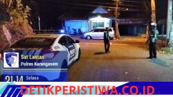 Pastikan Situasi Kamtibmas Kondusif, Unit Turjagwali Satlantas Polres Karangasem Intensifkan Patroli Barcode dan Blue Light Patrol 