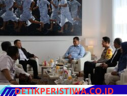 Kapolda Bali Sambut Kedatangan Rombongan Kementerian PANRB, di Bandara Ngurah Rai
