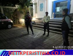 Melalui Giat Blue Light Patrol, Personil Polsek Selat Intensifkan Pengamanan di Kawasan Objek Vital pada Jam Rawan Malam Hari