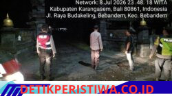 Jaga Situasi Kamtibmas Tetap Kondusif, Polsek Bebandem Intensifkan Patroli KRYD Hingga Dini Hari