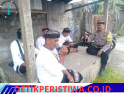 Cegah dan Antisipasi Aksi Pencurian, Bhabinkamtibmas Sambangi Pecalang Desa Adat Pesaban Sampaikan Himbauan Kamtibmas 