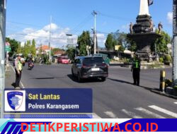 Pastikan Kelancaran Arus Lalu Lintas, Personil Sat Lantas Rutin Lakukan Gatur Lalin di Ktl 2