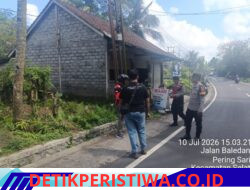 Pastikan Situasi Kamtibmas Tetap Kondusif, Personel Polsek Selat Gelar Patroli Barcode di Wilkum Polsek Selat