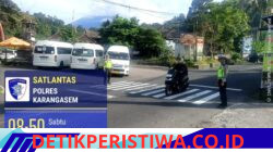 Pastikan Kawasan Wisata Kondusif, Sat Lantas Berikan Pengamanan di Kawasan Obyek Wisata Tirtagangga