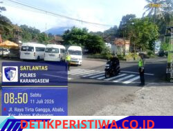 Pastikan Kawasan Wisata Kondusif, Sat Lantas Berikan Pengamanan di Kawasan Obyek Wisata Tirtagangga