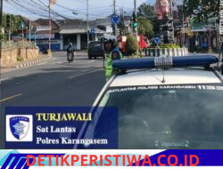 Jaga Ketertiban dan Kelancaran Arus Lalulintas, Personil Lantas Rutin Lakukan Gatur Pagi di Ktl 1 Subagan