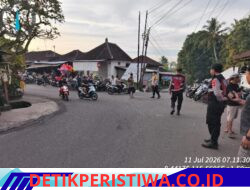 Berikan Rasa Aman saat Hari Pasaran, Polsek Bebandem Terjunkan Personel Amankan Pasar Rakyat dan Pengturan Lalu Lintas