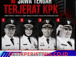 Komisi Pemberantasan Korupsi KPK Kembali Mengungkapkan Empat Bupati Jawa Tengah Terjerat KPK dalam Enam Bulan, Etik Suryani Jadi yang Keempat.