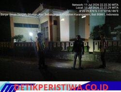 Polsek Bebandem Intensifkan KRYD Melalui Patroli Barcode Malam Hari, Sasar Objek Vital hingga Sekolah