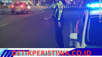 Tekan Angka Laka Lantas, Satlantas Polres Karangasem Gelar Patroli Malam 