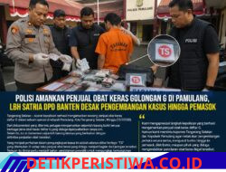 Polisi Amankan Penjual Obat Keras Golongan G di Pamulang, LBH Satria DPD Banten Desak Pengembangan Kasus hingga Pemasok