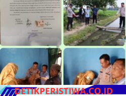 Sesosok Mayat Pria Ditemukan Warga Disaluran Irigasi Desa Sugihwaras