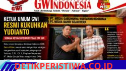 Ketua Umum GWI Resmi Kukuhkan Yudianto sebagai Ketua Divisi Investigasi DPP GWI